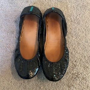 OBSIDIAN BLACK Tieks.  Size 9